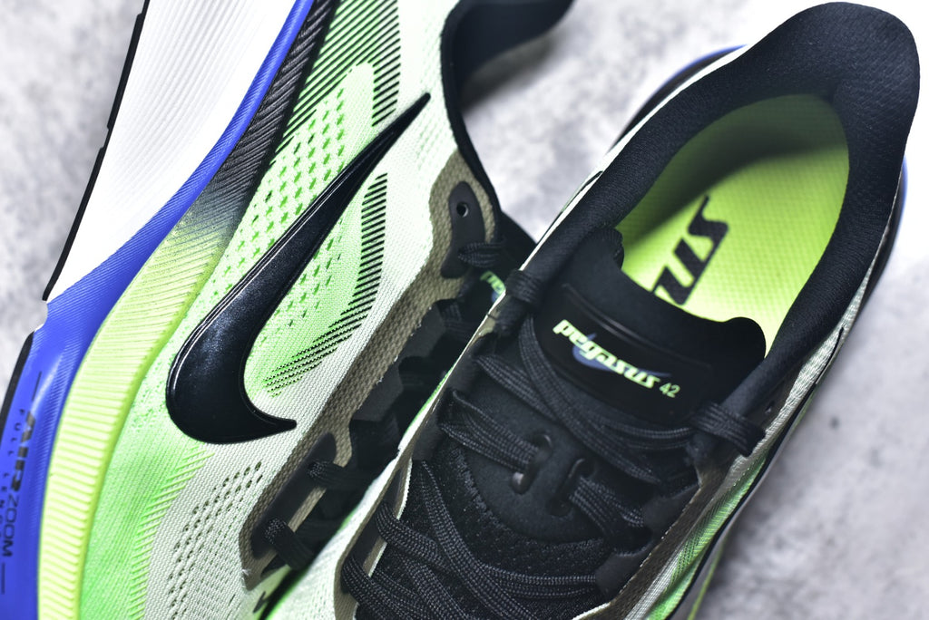 Nike Zoom Pegasus 42 Low-Top Running Shoe 'Volt/Bright Crimson' — IB1873-702