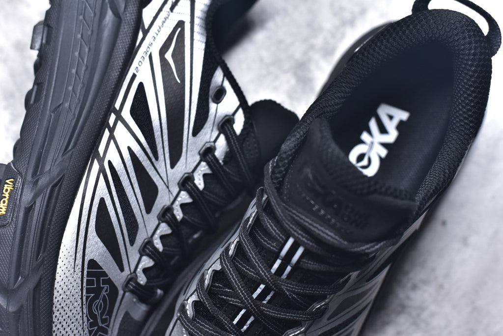 Hoka Mafate Speed 2 Trail Running Shoe 'Black/Silver Violet' — 1126851-BKSV