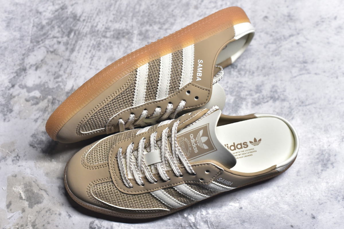 Adidas Originals Samba OG Mule W Open-Back Sneaker 'Wonder Beige/Cream White' — HP5054