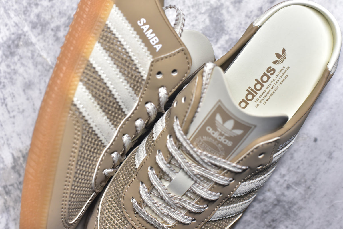 Adidas Originals Samba OG Mule W Open-Back Sneaker 'Wonder Beige/Cream White' — HP5054