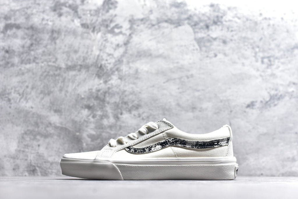 Vans Sk8-Low Reissue SF White Snake Vulcanized Sneaker VN0A4UWI1X0