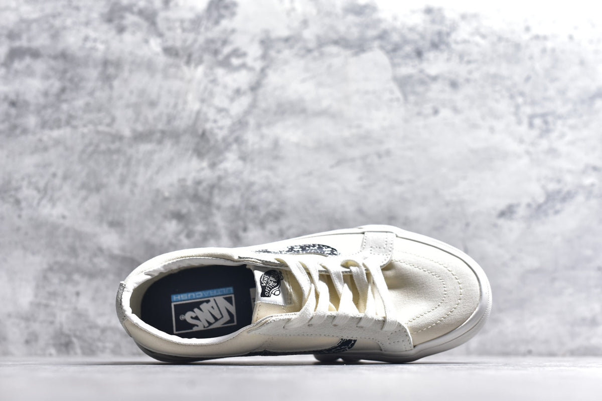 Vans Sk8-Low Reissue SF White Snake Vulcanized Sneaker VN0A4UWI1X0