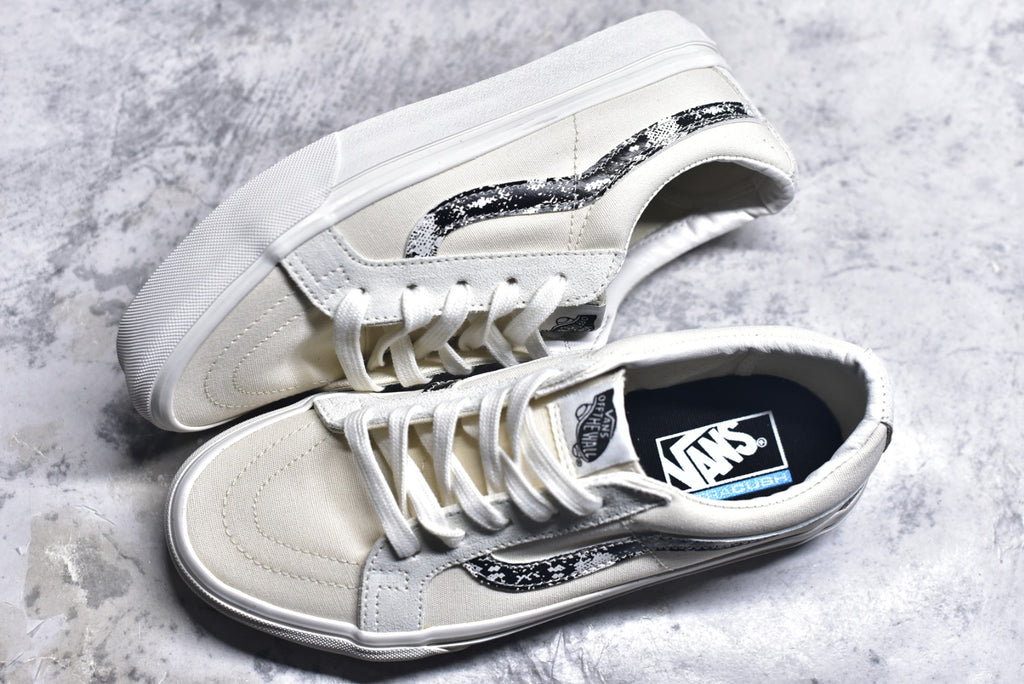 Vans Sk8-Low Reissue SF White Snake Vulcanized Sneaker VN0A4UWI1X0