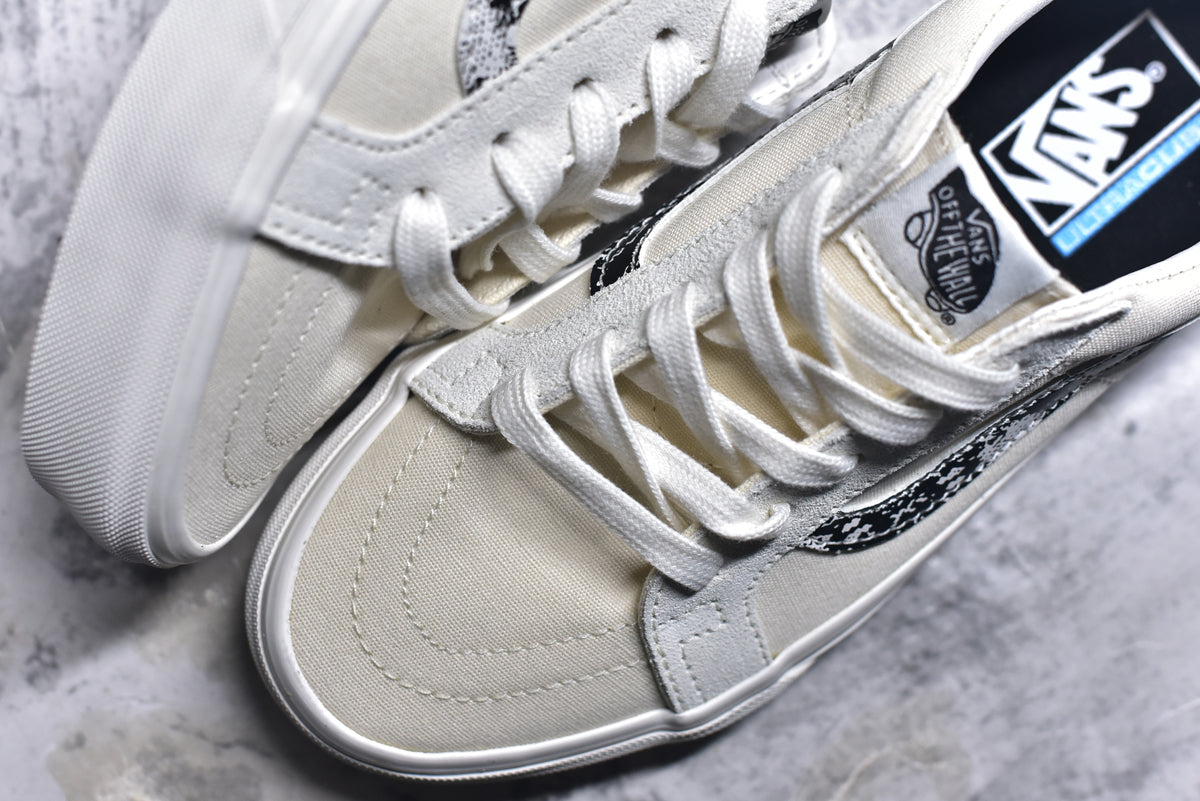 Vans Sk8-Low Reissue SF White Snake Vulcanized Sneaker VN0A4UWI1X0