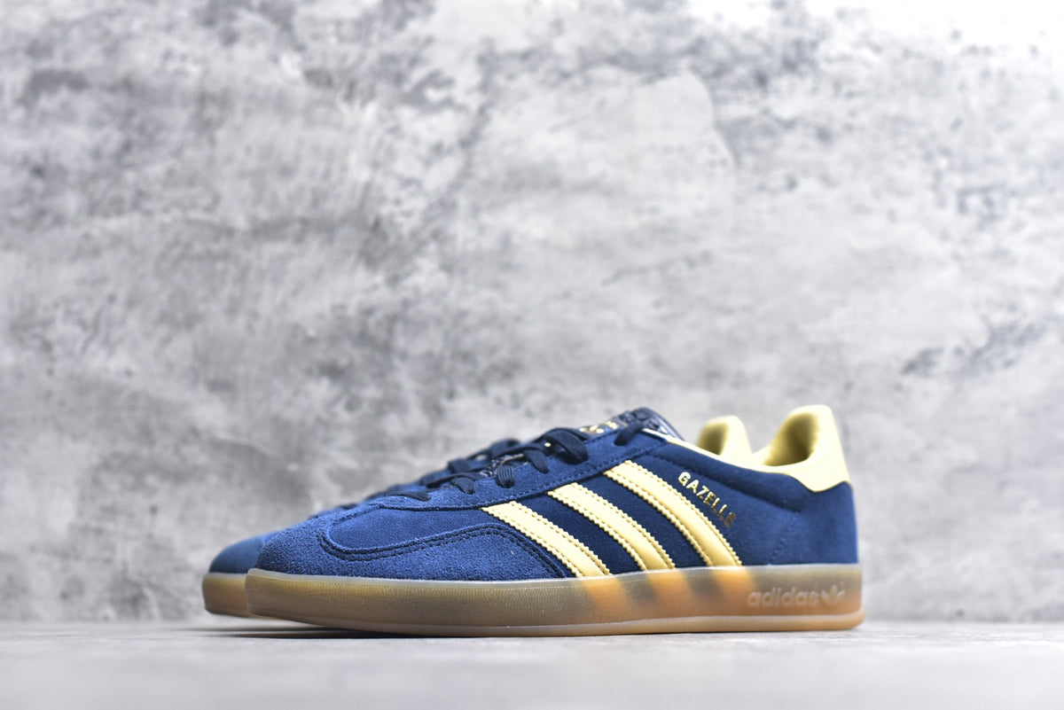 Adidas Originals Gazelle Indoor Unisex Lifestyle Sneaker — Navy / Cream