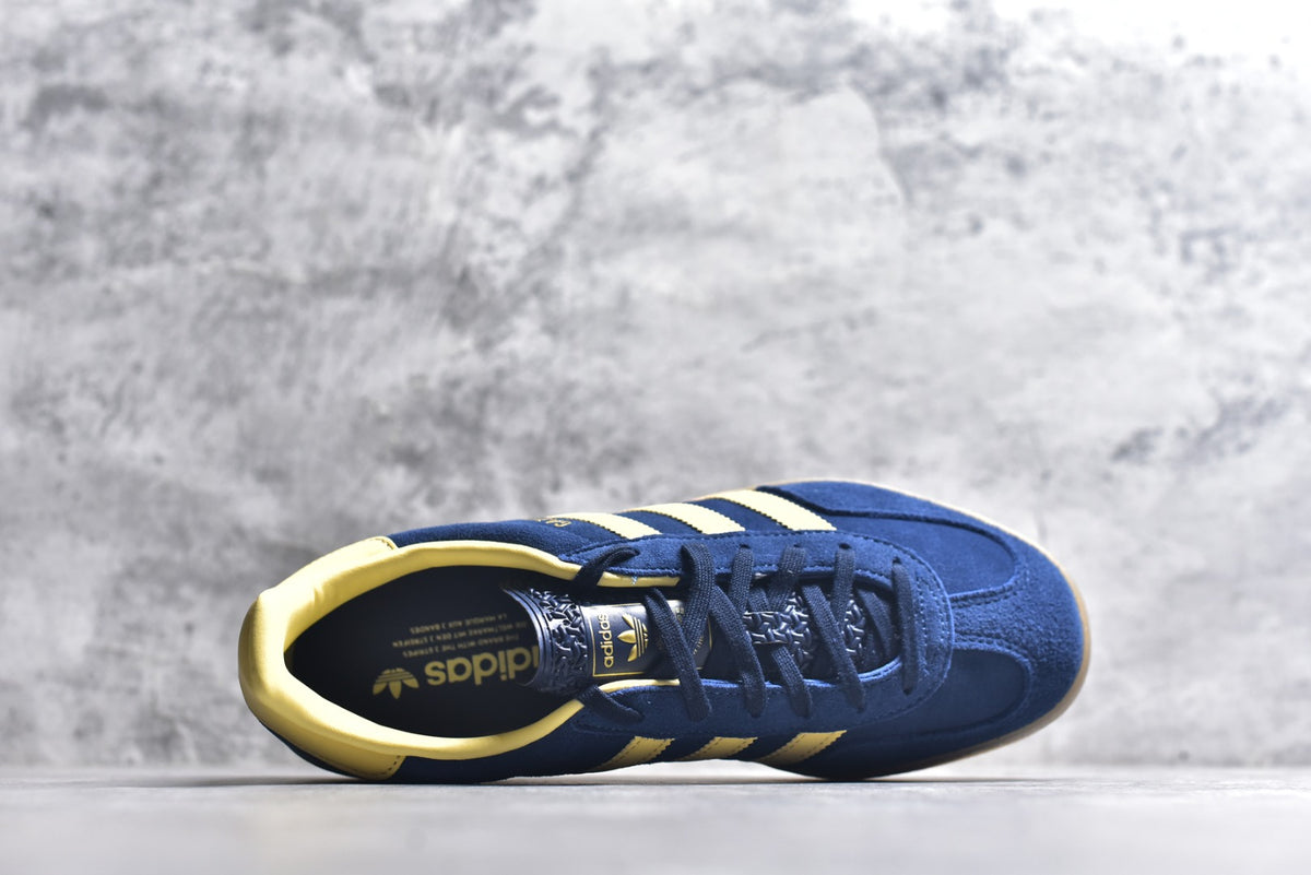 Adidas Originals Gazelle Indoor Unisex Lifestyle Sneaker — Navy / Cream