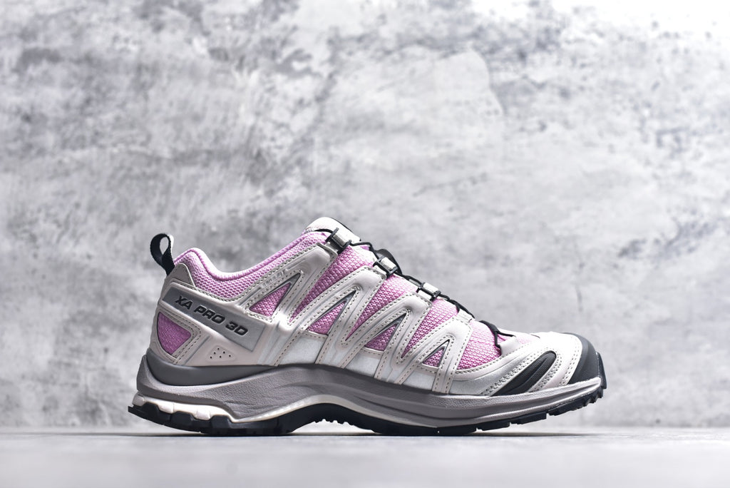 Salomon x Atoms XA Pro 3D Unisex Trail Outdoor Sneaker — Pink / Grey