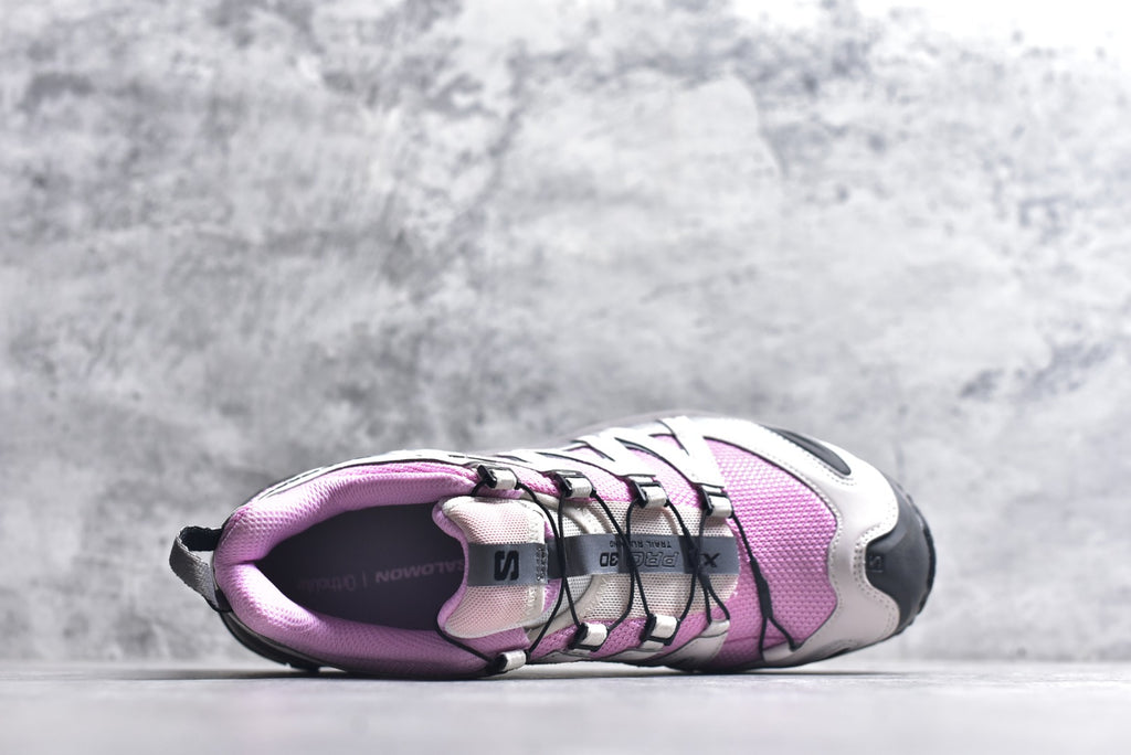 Salomon x Atoms XA Pro 3D Unisex Trail Outdoor Sneaker — Pink / Grey