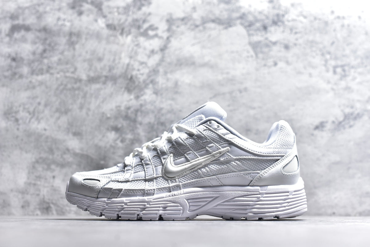 Nike P-6000 'White' Unisex Retro Dad Running Sneaker