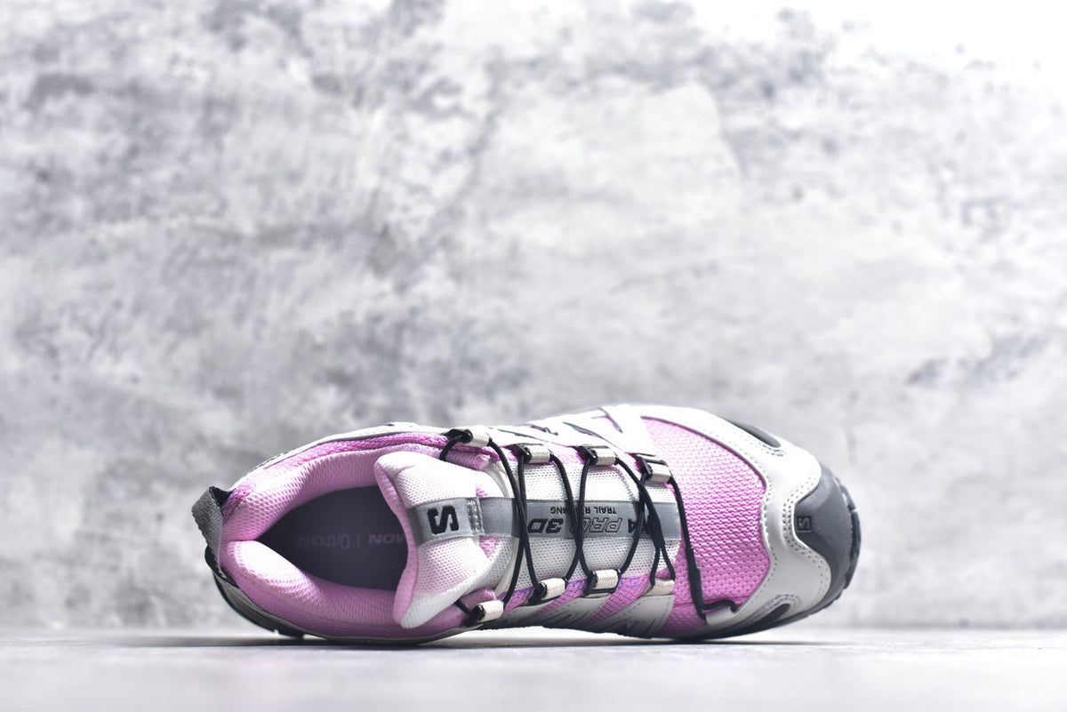 Salomon × Atoms XA Pro 3D Low-Top Outdoor Sneakers | 479886 Pink Grey