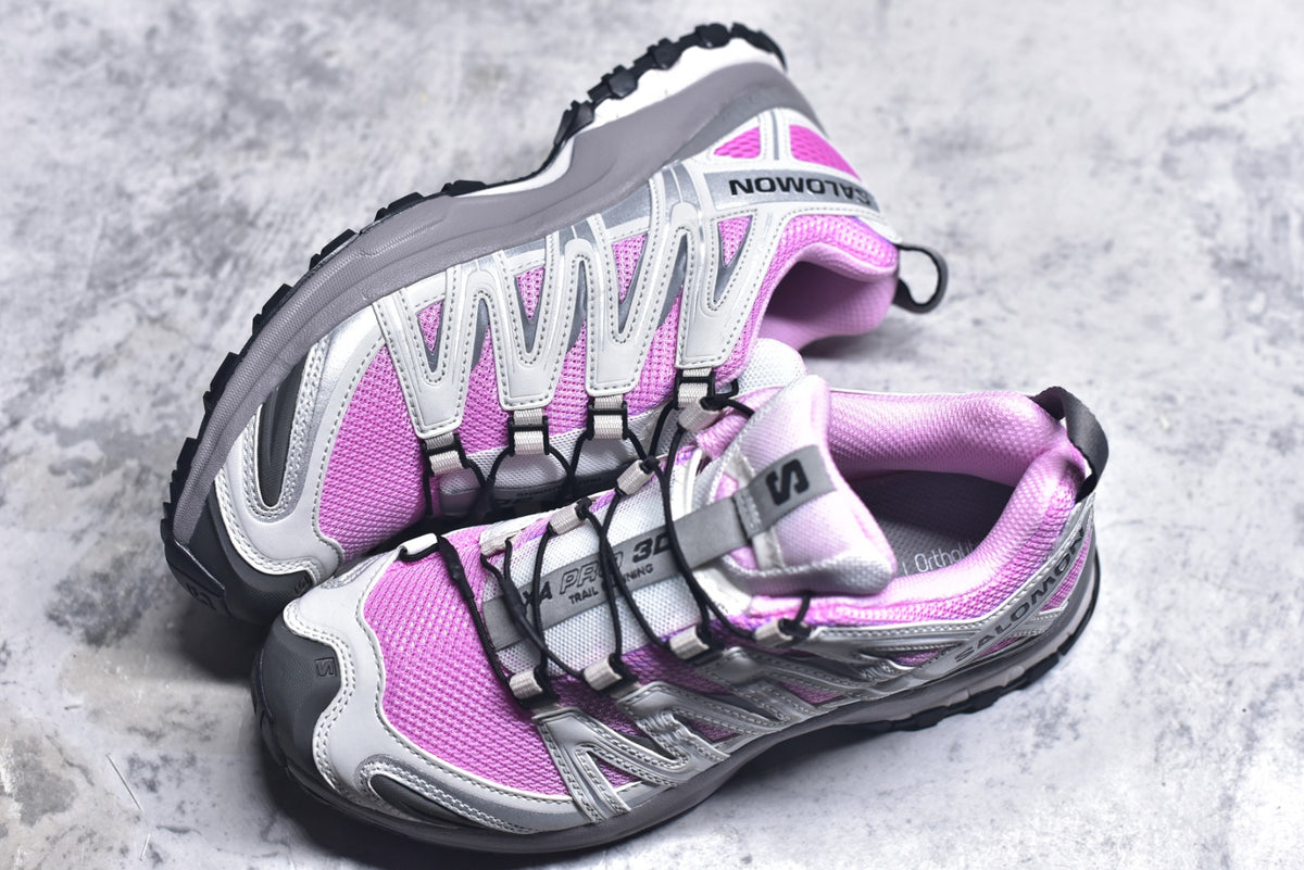 Salomon × Atoms XA Pro 3D Low-Top Outdoor Sneakers | 479886 Pink Grey