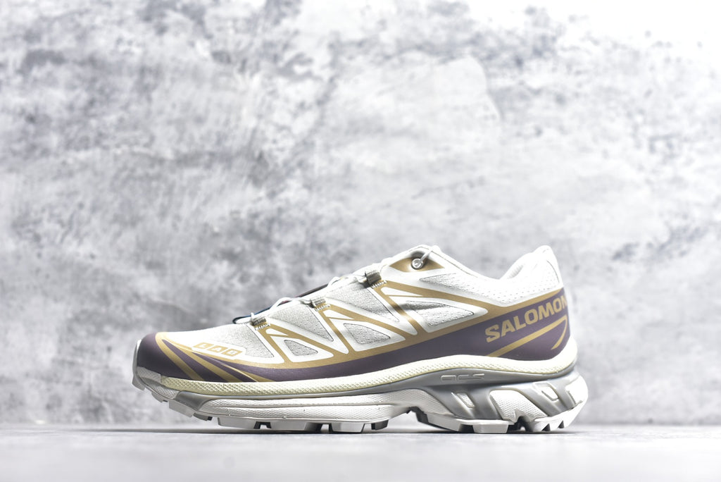 Salomon XT-6 Retro Outdoor Trail Sneakers | 477377 Beige Brown