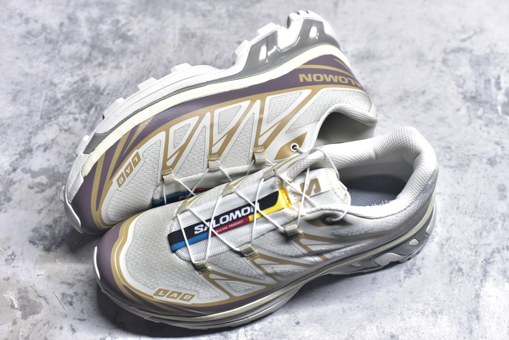 Salomon XT-6 Retro Outdoor Trail Sneakers | 477377 Beige Brown