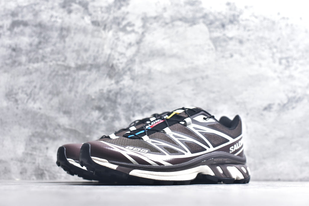 Salomon XT-6 Retro Outdoor Trail Sneakers | 478661 Black Coffee
