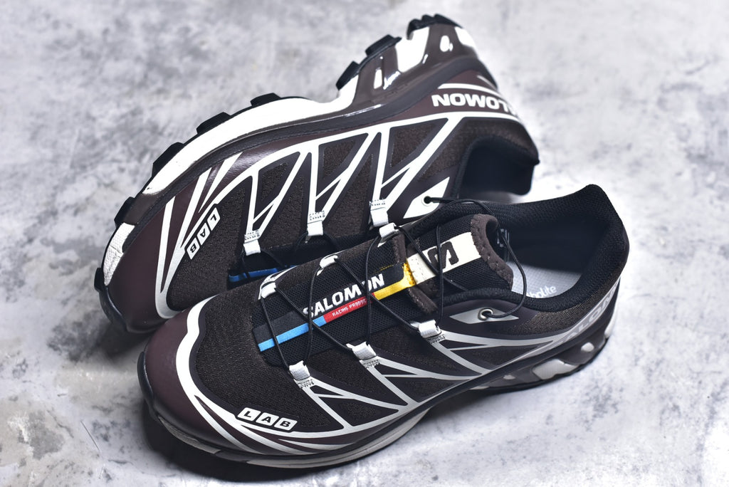 Salomon XT-6 Retro Outdoor Trail Sneakers | 478661 Black Coffee
