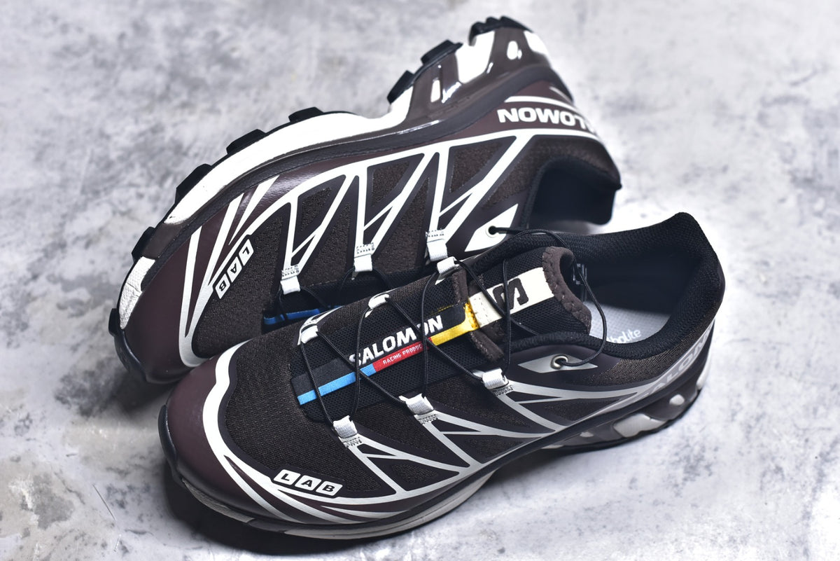 Salomon XT-6 Retro Outdoor Trail Sneakers | 478661 Black Coffee