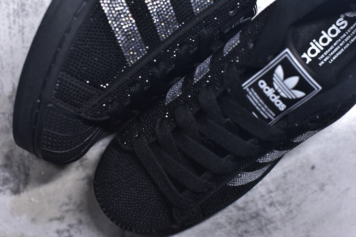 Adidas Originals Superstar 2 — Shell Toe Classic Low-Top Sneaker | Black & Silver | Unisex | IH4200